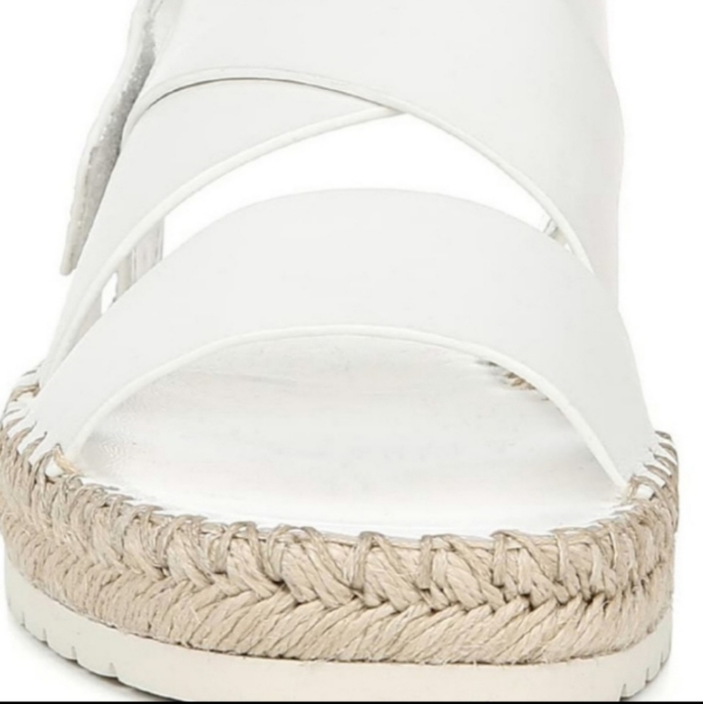 VINCE White Leather Sandals - Picture 5 of 11